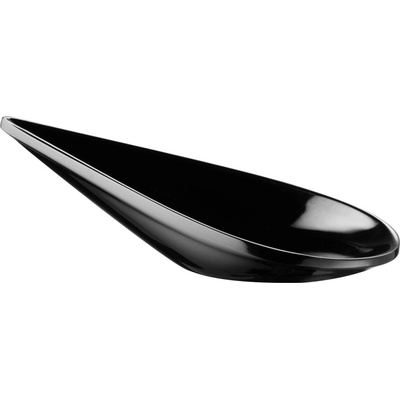 APS Melaminová lžička na předkrm 105 x 55 mm černá