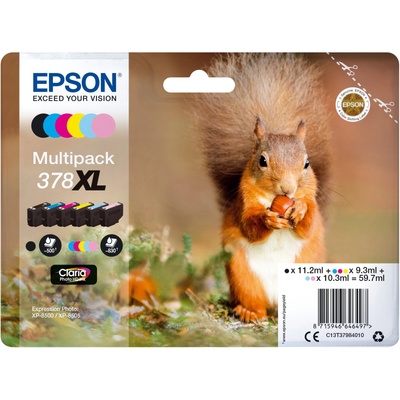 Epson 378XL Claria Photo HD 6-цветен XL капацитет мастилено пакет (C13T37984010)