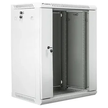 Image 1 of Lanberg Комуникационен шкаф, Lanberg rack cabinet 19" wall-mount 15U / 600x450 for self-assembly (flat pack), grey (WF01-6415-10S)