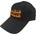 Janis Joplin Orange Logo Black UNI (JOPCAP01OB)