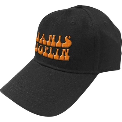 Janis Joplin Orange Logo Black UNI (JOPCAP01OB)