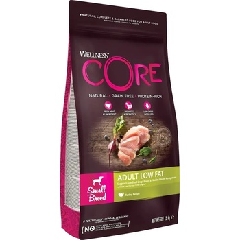 Wellness Core Adult Low Fat Small Breed 1,5 kg