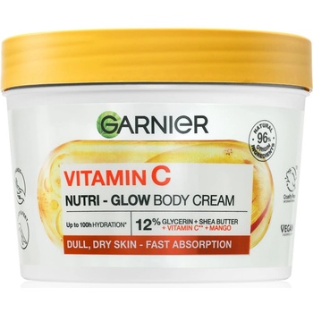 Garnier Body SuperFood озаряващ крем за тяло с витамин С 380ml