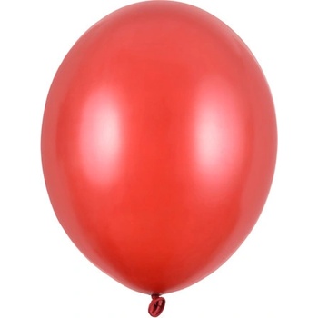 Balónek metalický ČERVENÝ 27 cm