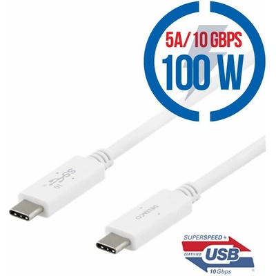 Deltaco USBC-1406M USB-C/USB-C 100W 0,5m