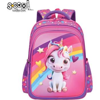 S-Cool EРГОНОМИЧНА РАНИЦА scool 3Д eva - Еднорог