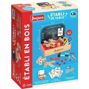 Jeujura drevený stôl s náradím