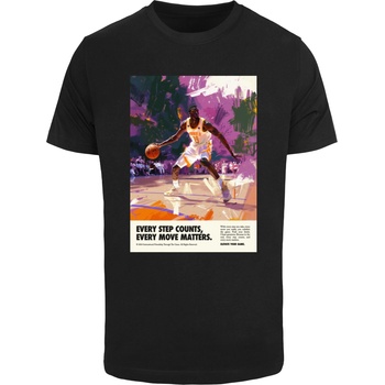 Mister Tee Тениска Every Step Counts Tee black XXLUB-MT3579-00007 - Тъмносив, размер L