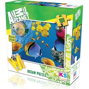 KS Games Animal Planet пъзел 100 части - Под Водата (24x34)