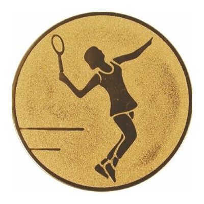 D2-A44 Emblém pr.50mm tenis ženy 5 cm