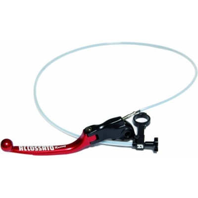 ACCOSSATO Brake lever folding ACCOSSATO RA002 with integrated remote adjuster for original brake master cylinders červené