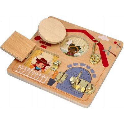 Adam Toys vzdělávací tabule se zámky Děti světa