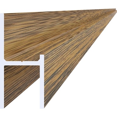 Hliníkový UT profil 20,5x44x6000mm, práškový lak se strukturou - ořech