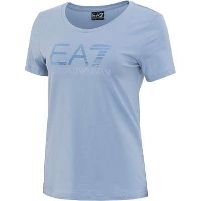 EA7 Emporio Armani Тениска train logo series w tee ss rn fancy strass