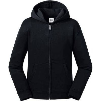 Authentic Russell children's sweatshirt with hood and zipper černá