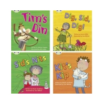 Learn to Read at Home with Bug Club Phonics: Pack 1 (Pack of 4 fiction books)