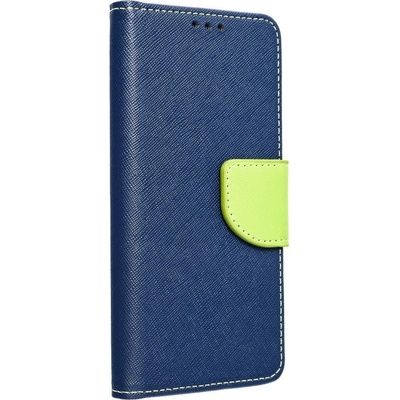 Pouzdro Fancy Book Samsung Galaxy J5 2017 tmavěmodré/žluté limetkové