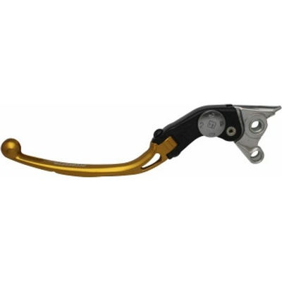 ACCOSSATO Adjustable folding lever ACCOSSATO LV008 in aluminium for original clutch master cylinders zlatá