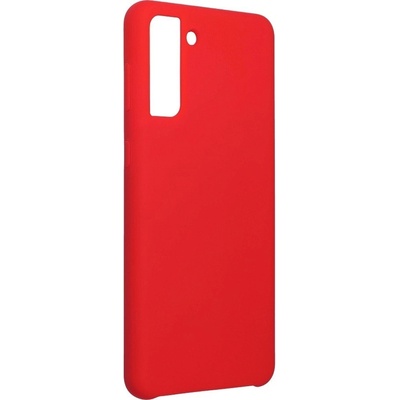 Púzdro Forcell Silicone Case Samsung Galaxy S21 Plus červené