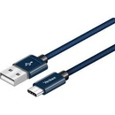 Yenkee YCU 301 BE, USB A 2.0 / C, 1m
