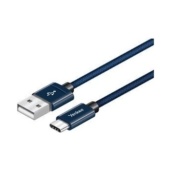 Yenkee YCU 301 BE, USB A 2.0 / C, 1m