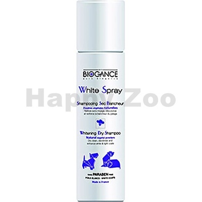 Biogance White spray suchý šampon na bílou srst 300 ml