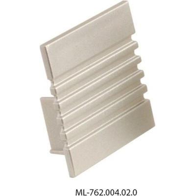 ML-762.004.02.0 Koncovka pro PO bez otvoru, stříbrná barva, 1 ks