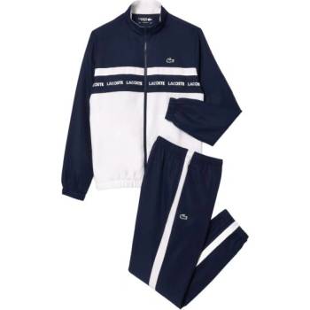 Lacoste Мъжки анцуц Lacoste Sportsuit Logo Stripe Tennis Tracksuit - navy blue/white