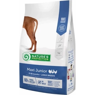 Nature's Protection Maxi Junior - суха храна за кученца от едри породи