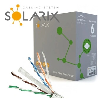Solarix SXKD-6-UTP-PVC Inštalačný kábel CAT6 UTP PVC, 500m, drôt