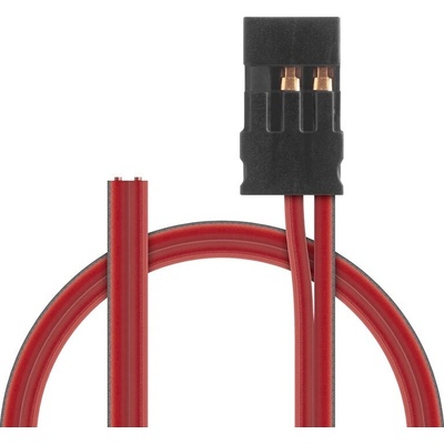 BLUE LINE SILIKON Napájecí Rx kabel JR 0,25qmm PVC 1 ks 20 cm