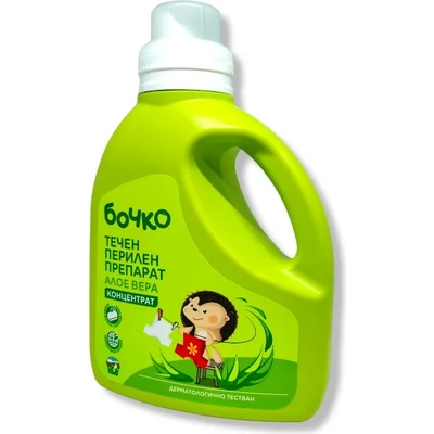 БОЧКО течен перилен препарат, 1.10 литра, 22 пранета, Алое Вера