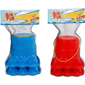 Kostky/chůdy 10,5 cm mix barev (modrá, červená)