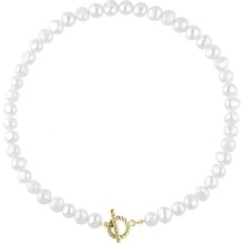 Manoki Perlový katerina gold chirurgická ocel říční perla WA647G Zlatá