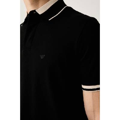 Giorgio Armani тениска с яка мъжка от памук (EM006625.AF12955)