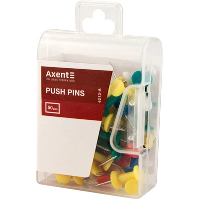 Пинове за коркова дъска Axent 50 бр (1904006-4213-A)