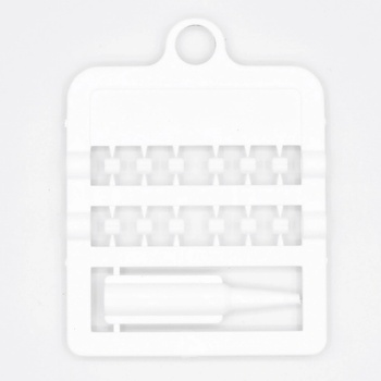 E-Z Split Ring Kroužky, průměr 3 mm bílé 12ks