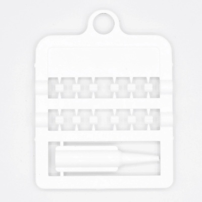 E-Z Split Ring Kroužky, průměr 3 mm bílé 12ks