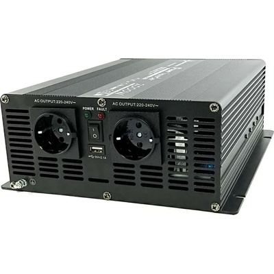 solartronics Инвертор NM 12V auf 230V 2000 / 4000 Watt Модифицирана синусоида USB - черен (0112201)