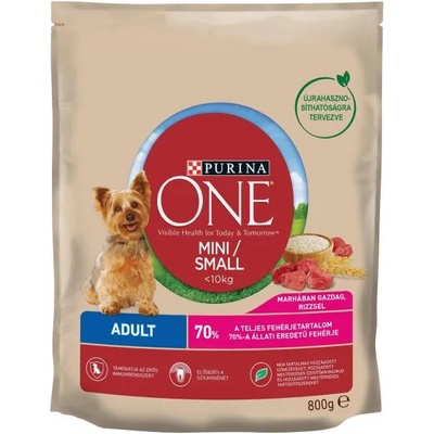 ONE Mini Adult Beef & Rice 800 g