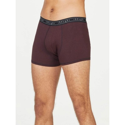 Thought Fashion UK bambusové boxerky Michael merlot red