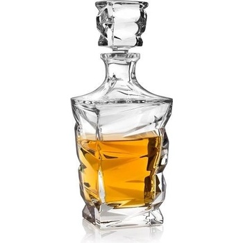 Crystal Bohemia ZIG ZAG karafa na whisky 0,75 l