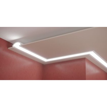 Ld-36 Декоративен профил за скрито led осветление ► 2метра (ld36)