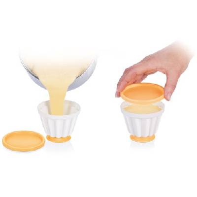 Tescoma Delicia 4 ks - plastové formičky na puding