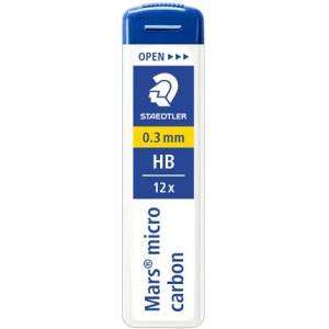 STAEDTLER Графитно олово, HB, 0, 3 mm, STAEDTLER "Mars Micro Carbon 250" 250 03-HB (250 03-HB)