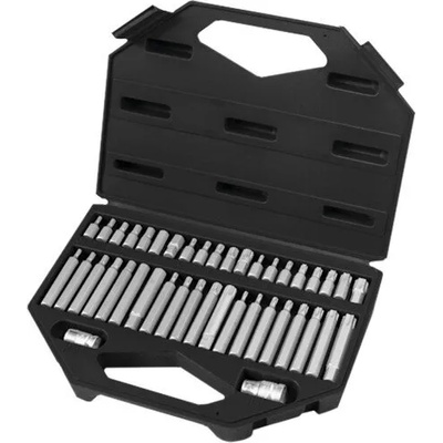 MTX Комплект битове HEX, TORX, SPLINE 10 mm, вложка 1/2' ' , 42 части MTX 113189