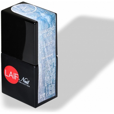 Laif Gel lak stříbrný SOL 212 Diamond Silver 10 ml