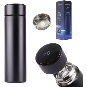 ISO Termohrnek Smart LCD 500 ml černá