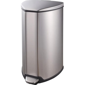 EKO-Europe Кош за отпадъци EKO GRACE с педал (15 л) - хром мат (EKO 920915 - Matt s/s)