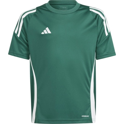 adidas TIRO24 TRAINING JERSEY tmavo zelená biela